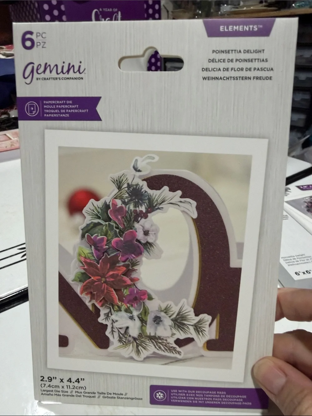 Crafters Companion ‘Noel’ word die & Coordinating Die, Stamps Set & Topper Pad
